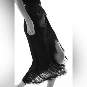 H&M fringe skirt